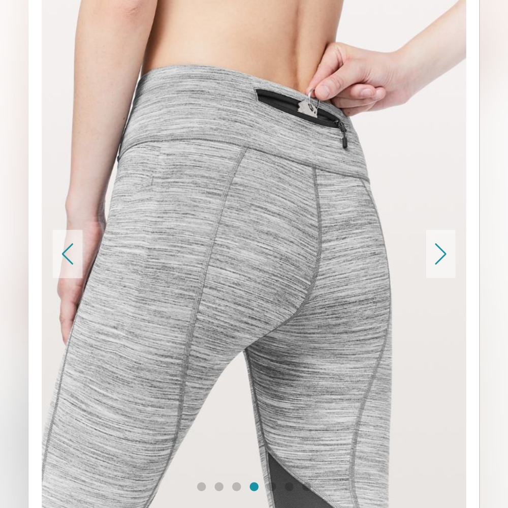 LULULEMON ATHLETICA Pace Rival Crop Legging in Navy Blue - Picture 6 of 9